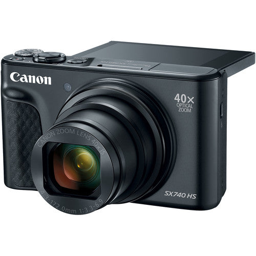 Canon PowerShot SX740 HS – 40x Optical Zoom Digital Camera (Black)