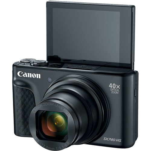Canon PowerShot SX740 HS – 40x Optical Zoom Digital Camera (Black)