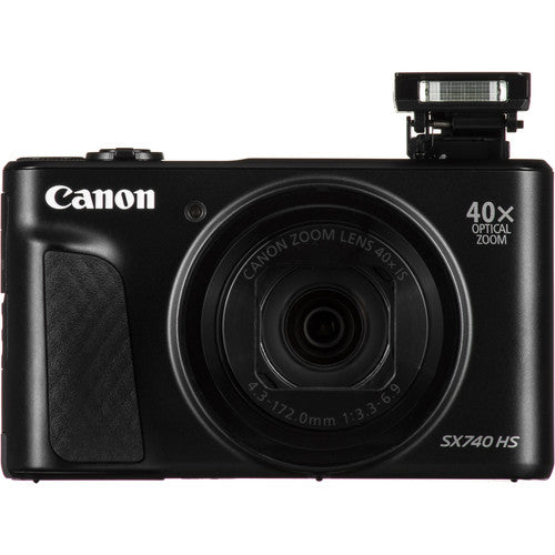 Canon PowerShot SX740 HS – 40x Optical Zoom Digital Camera (Black)