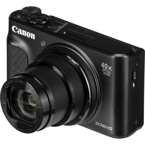 Canon PowerShot SX740 HS – 40x Optical Zoom Digital Camera (Black)