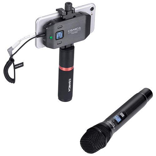 Comica CVM-WS50H Wireless Handheld Microphone Kit for Smartphones