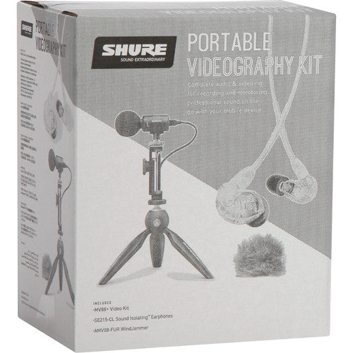 Shure MV88+ SE215 Portable Videography Bundle – Pro Audio Kit