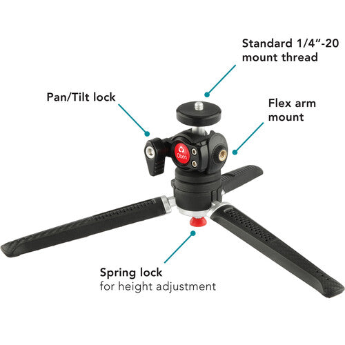 Oben TTVLK-8 Vlogging Kit – 8" LED Ring Light with Tripod & Phone Mount