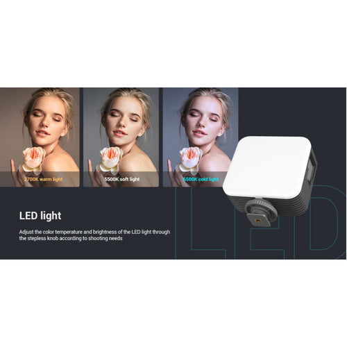 SmallRig All-in-One Smartphone Vlogging Kit – LED Light, Mic, Tripod & Cage