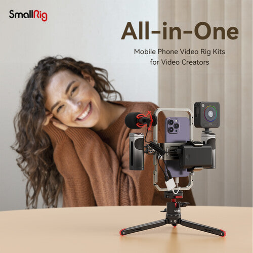 SmallRig All-in-One Video Kit Pro – Advanced Smartphone Vlogging & Streaming Rig