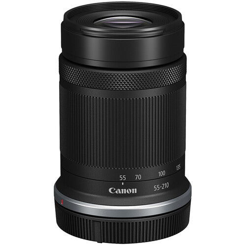 Canon EOS R50 Mirrorless Camera with 18-45mm & 55-210mm Lenses – Black