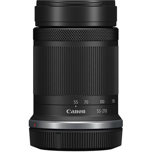 Canon EOS R50 Mirrorless Camera with 18-45mm & 55-210mm Lenses – Black