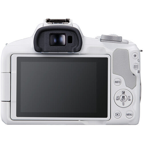 Canon EOS R50 Mirrorless Camera with 18-45mm Lens – White