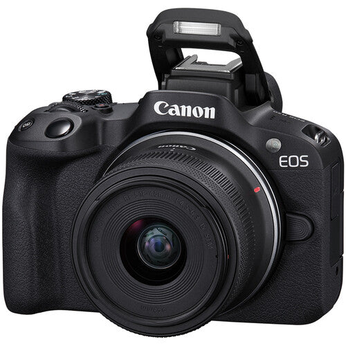 Canon EOS R50 Mirrorless Camera with 18-45mm & 55-210mm Lenses – Black