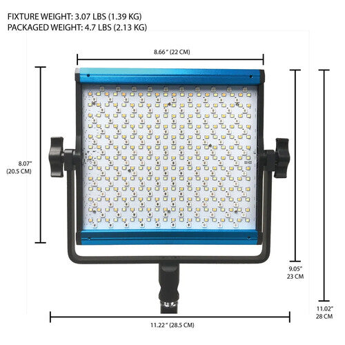 Dracast X Series LED500 RGBWW 3-Light Travel Kit