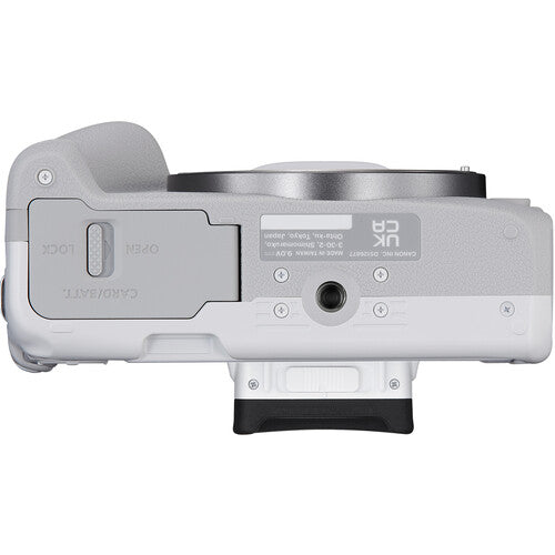 Canon EOS R50 Mirrorless Camera with 18-45mm Lens – White