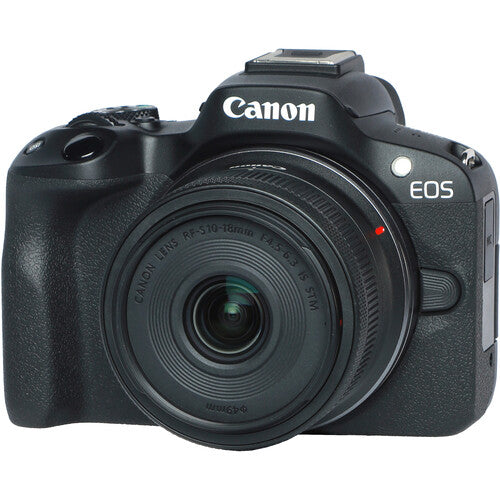 Canon EOS R50 Video Creator Kit with RF-S 10-18mm Lens & Tripod Grip – Black