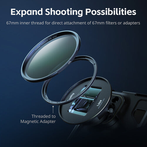 SmallRig All-in-One Smartphone Vlogging Kit with 1.55x Anamorphic Lens