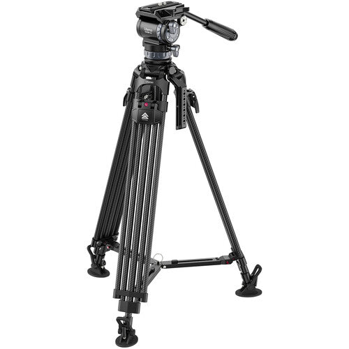 Ulanzi T046 VideoFast Heavy-Duty Carbon Fiber Tripod with Fluid Head