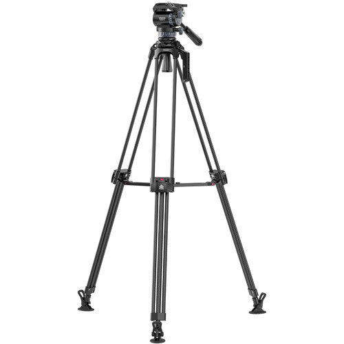 Ulanzi T046 VideoFast Heavy-Duty Carbon Fiber Tripod with Fluid Head
