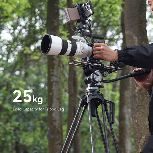 Ulanzi T046 VideoFast Heavy-Duty Carbon Fiber Tripod with Fluid Head