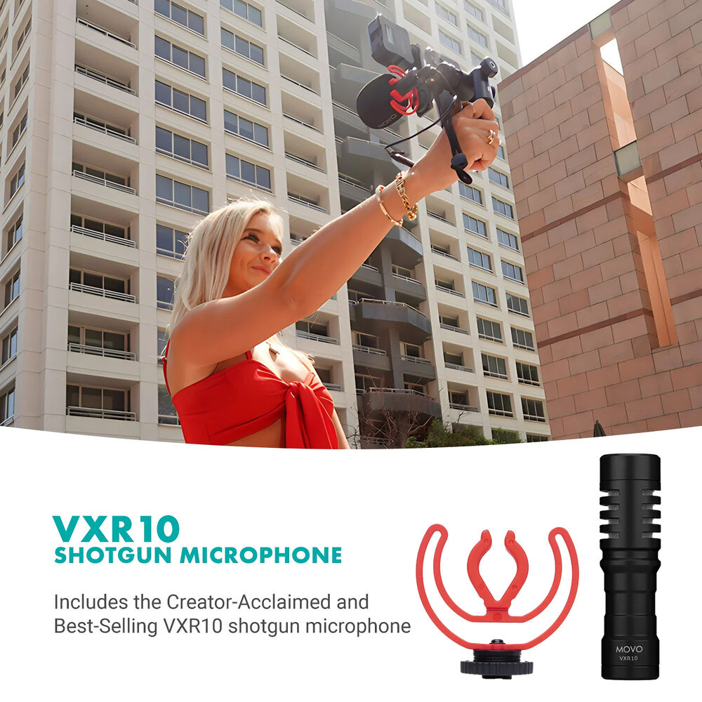 Movo iVlogger-PRO Vlogging Kit – Complete Mobile Filmmaking Bundle