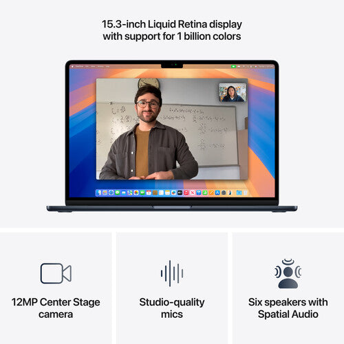 Apple 15.3" MacBook Air (M4, 16GB RAM, 256GB SSD, Early 2025) – Space Gray
