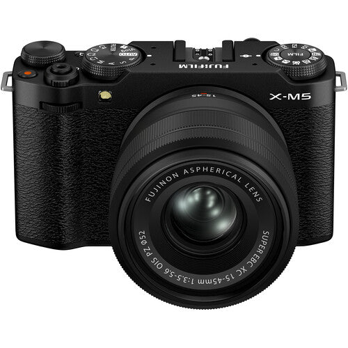 FUJIFILM X-M5 Mirrorless Camera with XC 15-45mm f/3.5-5.6 OIS PZ Lens (Black)