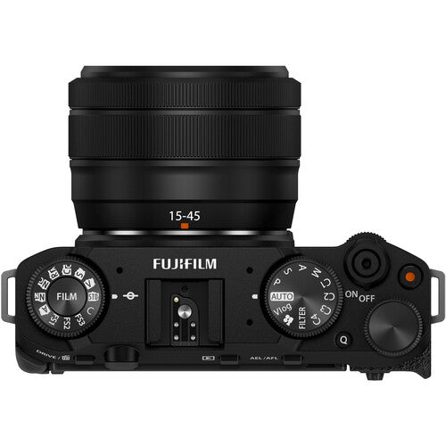 FUJIFILM X-M5 Mirrorless Camera with XC 15-45mm f/3.5-5.6 OIS PZ Lens (Black)