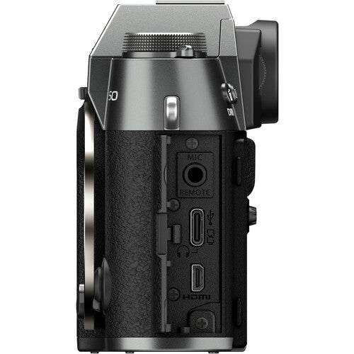 FUJIFILM X-T50 Mirrorless Camera – Charcoal Silver