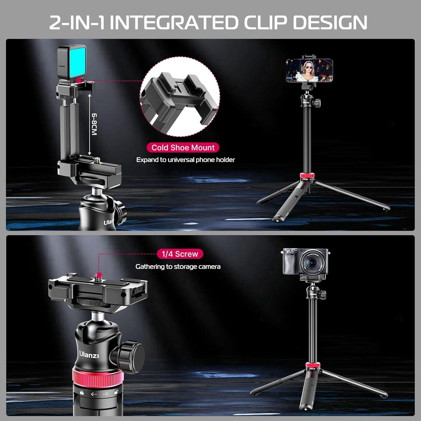 Ulanzi MT-44 Extendable Tripod with Wireless Remote