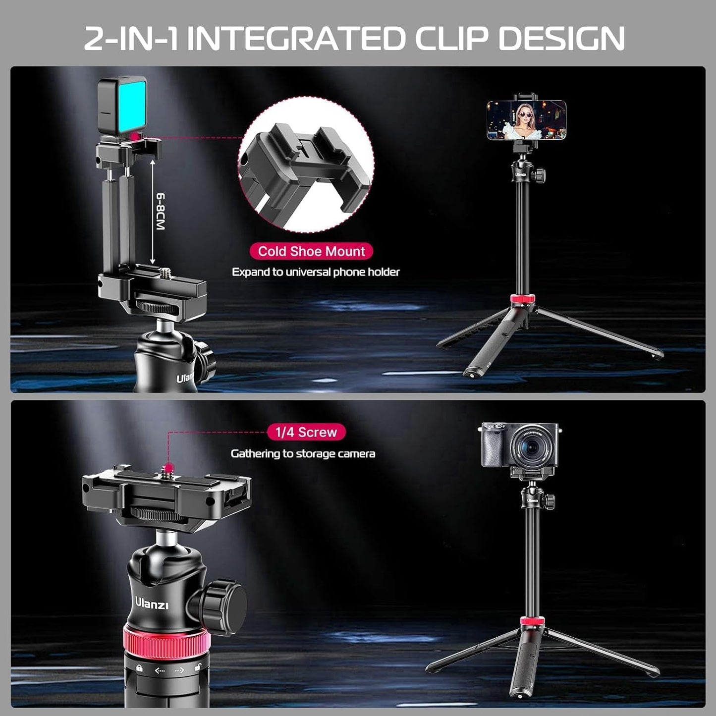 Ulanzi MT-44 Extendable Tripod with Wireless Remote