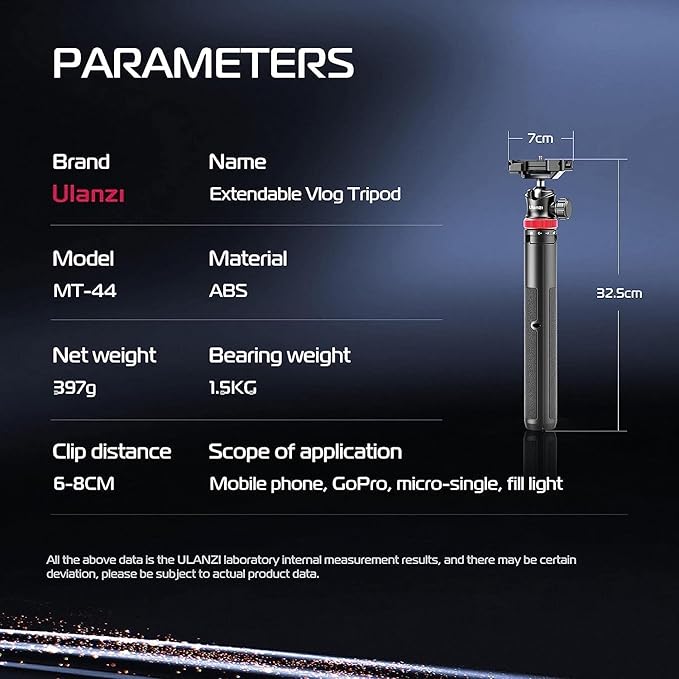 Ulanzi MT-44 Extendable Tripod with Wireless Remote