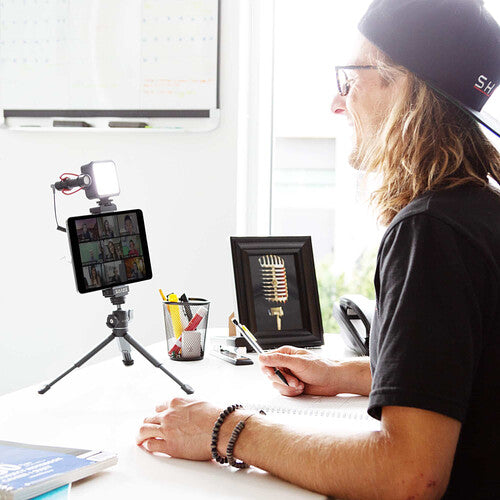 SHAPE iPad Vlogging Kit with Tripod, LED Light & Shotgun Mic