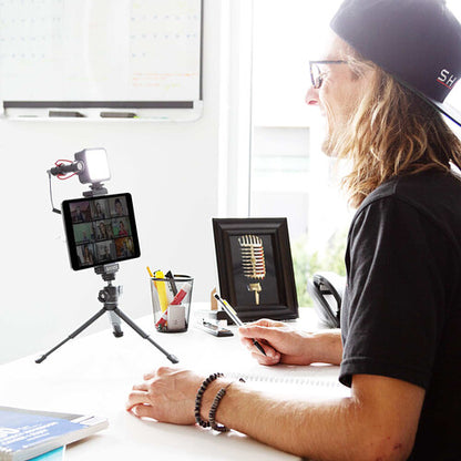 SHAPE iPad Vlogging Kit with Tripod, LED Light & Shotgun Mic