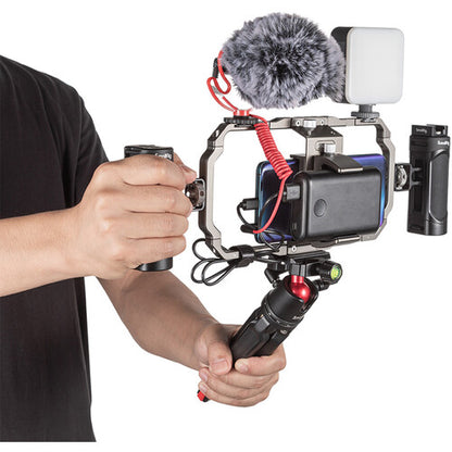 SmallRig All-in-One Smartphone Vlogging Kit – LED Light, Mic, Tripod & Cage