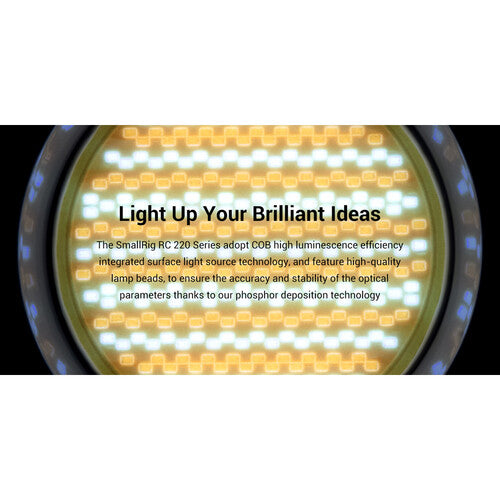 SmallRig RC 220B Bi-Color LED Monolight (84,500 Lux)