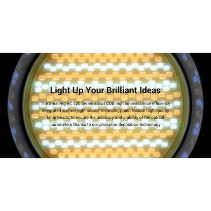 SmallRig RC 220B Bi-Color LED Monolight (84,500 Lux)