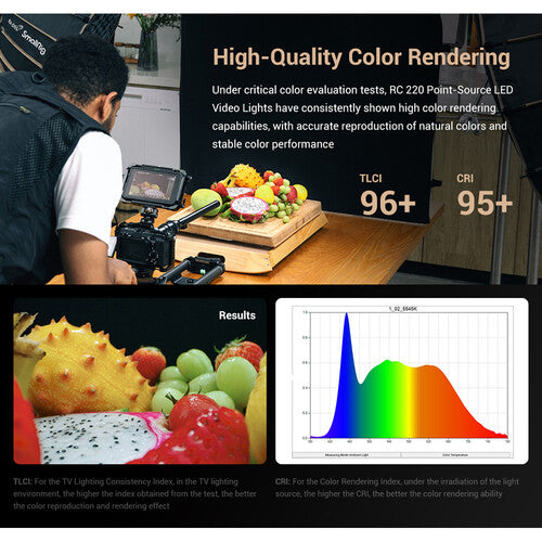 SmallRig RC 220B Bi-Color LED Monolight (84,500 Lux)