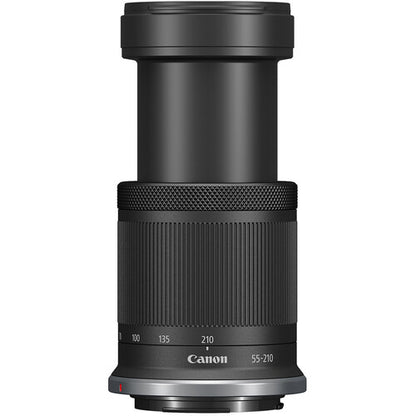 Canon EOS R50 Mirrorless Camera with 18-45mm & 55-210mm Lenses – Black