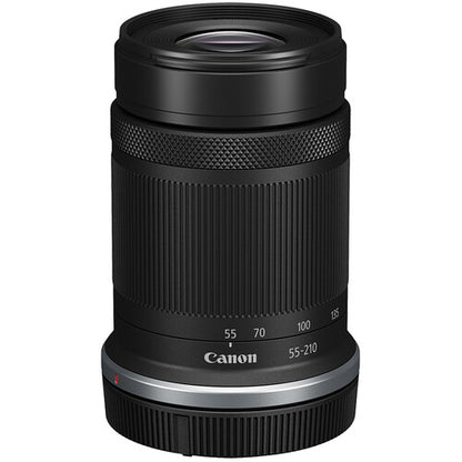 Canon EOS R50 Mirrorless Camera with 18-45mm & 55-210mm Lenses – Black
