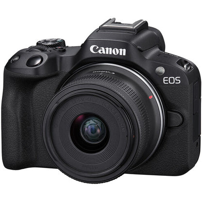 Canon EOS R50 Mirrorless Camera with 18-45mm Lens – Black