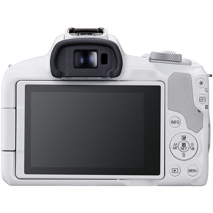 Canon EOS R50 Mirrorless Camera with 18-45mm Lens – White