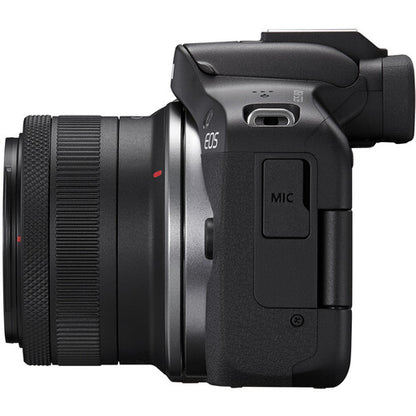 Canon EOS R50 Mirrorless Camera with 18-45mm Lens – Black