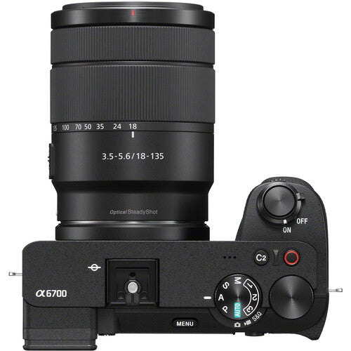 Sony a6700 Mirrorless Camera with 18–135mm Lens – APS-C 4K Creator Kit