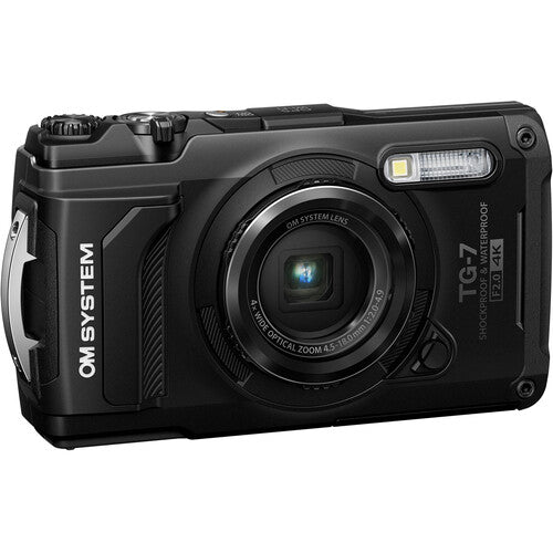OM System Tough TG-7 Waterproof Digital Camera (Black)