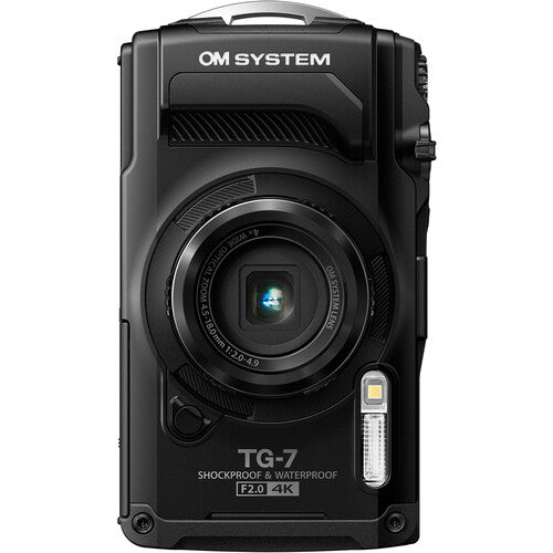 OM System Tough TG-7 Waterproof Digital Camera (Black)