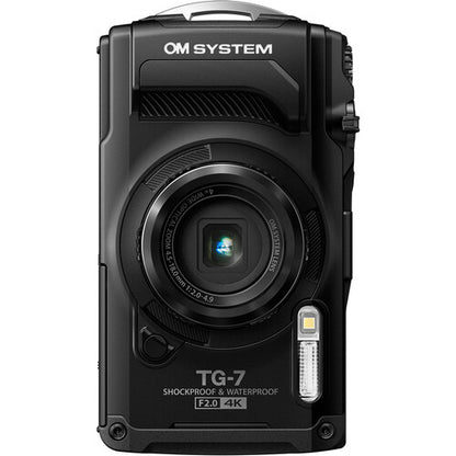OM System Tough TG-7 Waterproof Digital Camera (Black)