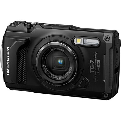 OM System Tough TG-7 Waterproof Digital Camera (Black)