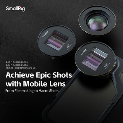 SmallRig All-in-One Smartphone Vlogging Kit with 1.55x Anamorphic Lens