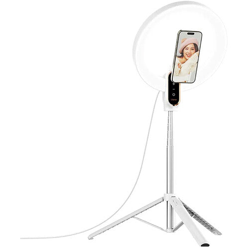 Ulanzi T015 10" Bi-Color LED Ring Light with Magnetic Mount & Telescopic Tripod