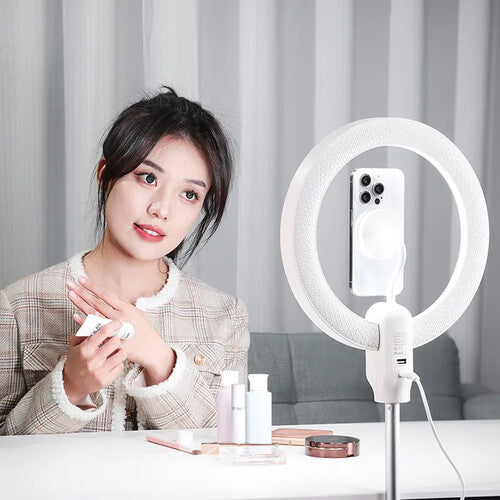 Ulanzi T015 10" Bi-Color LED Ring Light with Magnetic Mount & Telescopic Tripod