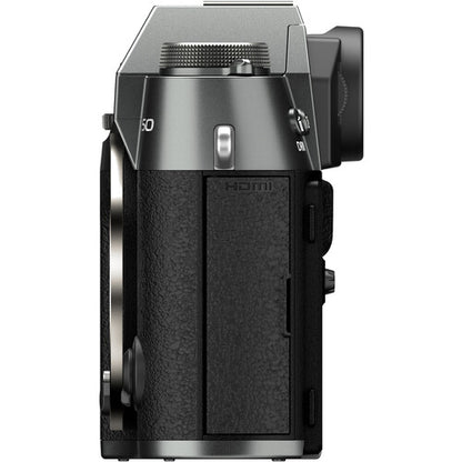 FUJIFILM X-T50 Mirrorless Camera – Charcoal Silver