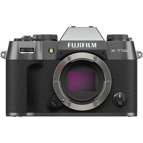 FUJIFILM X-T50 Mirrorless Camera – Charcoal Silver
