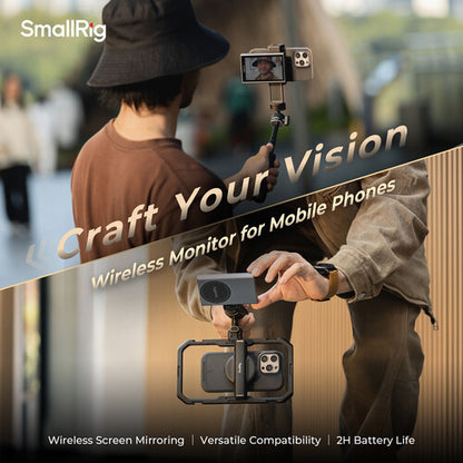 SmallRig Vlog Kit – Wireless Smartphone Video Monitor